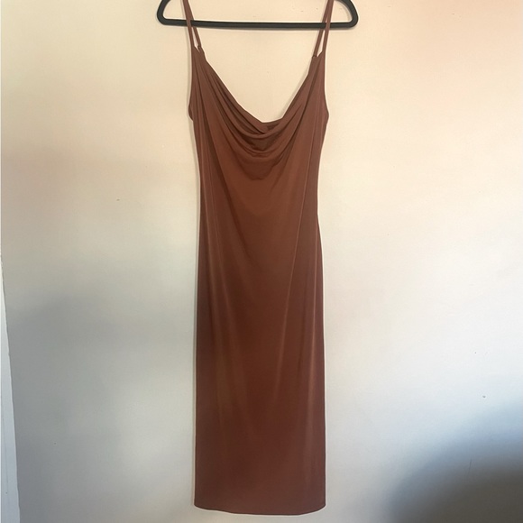 ASOS Dresses & Skirts - NWT • Asos • Copper Cowl Neckline Slip Dress • US 6